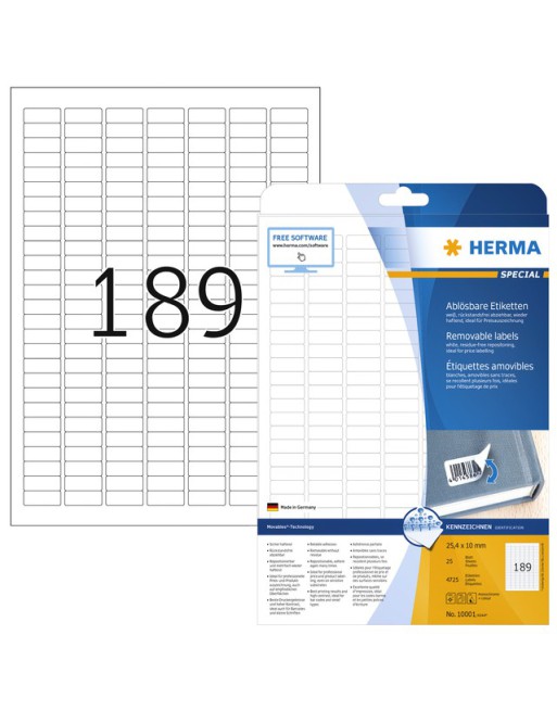 Etiket Herma 10001 A4...