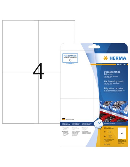 Etiket Herma 4697 105x148mm...