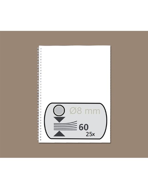 Draadrug GBC 8mm 34-rings...