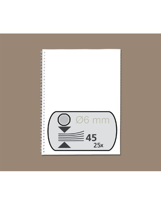 Draadrug GBC 6mm 34-rings...