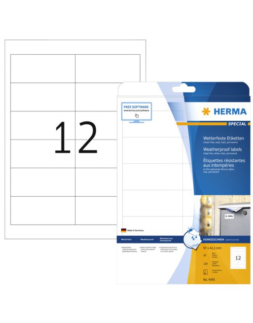 Etiket Herma 4595 97x42.3mm...