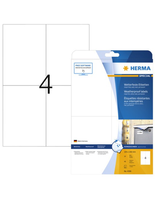 Etiket Herma 4598 105x148mm...