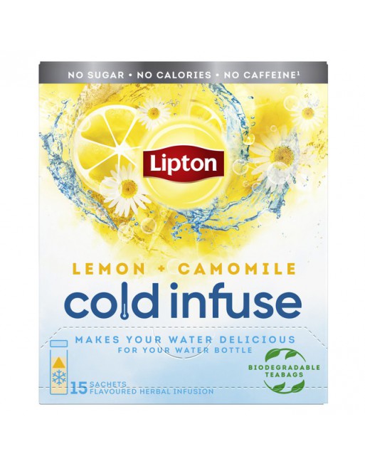 Cold infuse Lipton lemon...