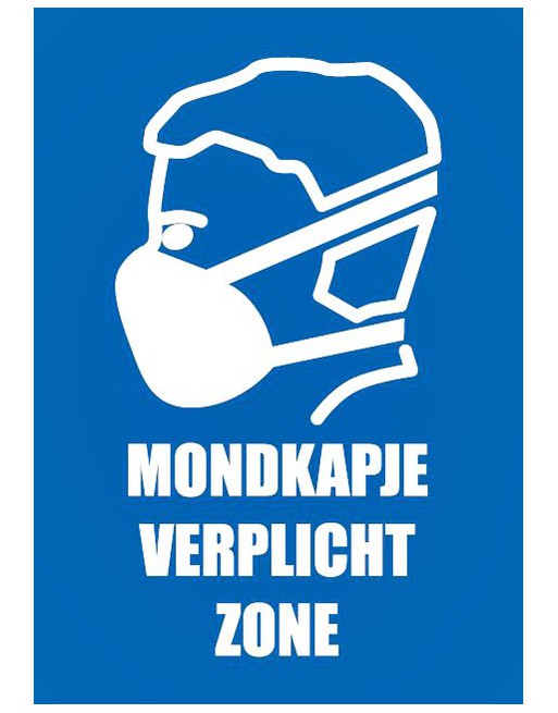 Sticker Office mondkapje...