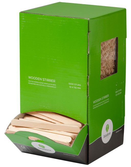 Roerstaafje Biodore hout...