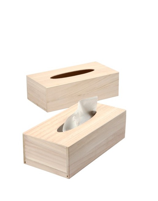 Tissuedoos hout Creotime...