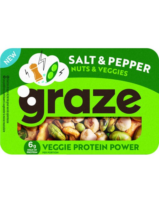 Notenmix Graze Salt & Pepper