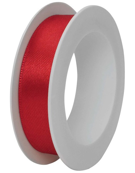 Satijnlint 1,5cmx3m rood
