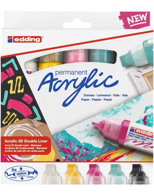 Acrylmarker 3D double liner...