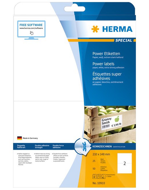Etiket Herma Power 10910...