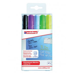 Viltstiften voor glasborden